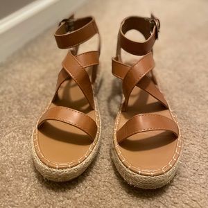 Tan Sandals - size 8 1/2